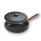 Sauteuse avec couvercle fonte Skeppshult 24cm