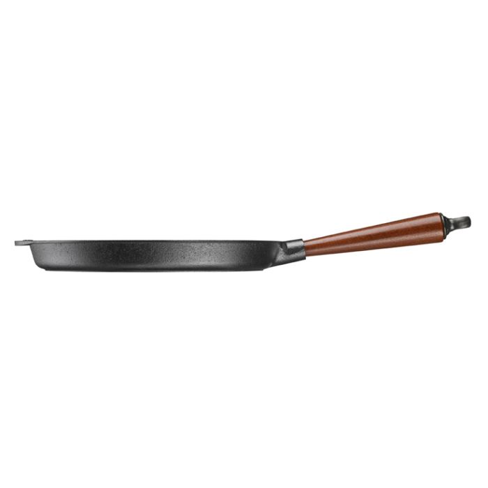 Sauteuse en fonte sans revetement skeppshult + plat grill - Grystapel